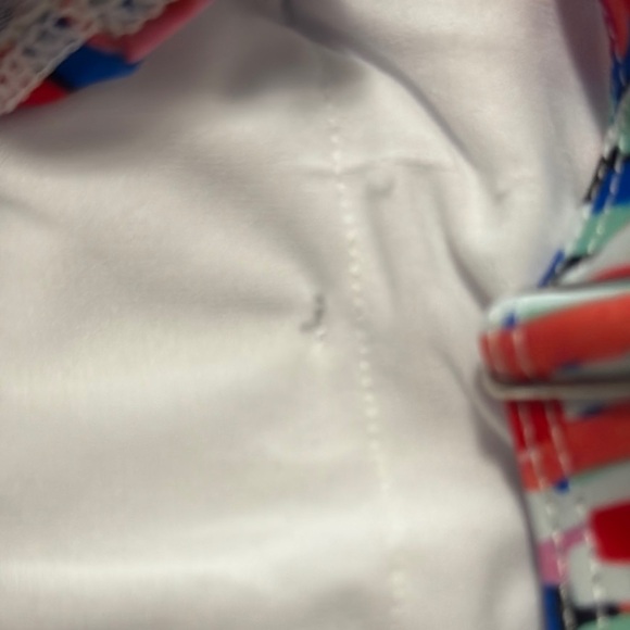 Beach Party Multicolor One Piece Swimsuit Underwire Shirred Size 20 NWT - Picture 8 of 8